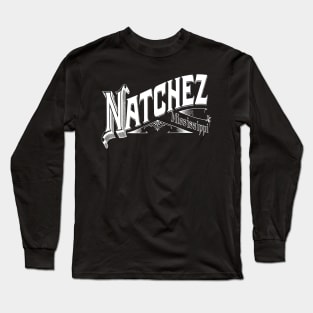 Vintage Natchez, MS Long Sleeve T-Shirt